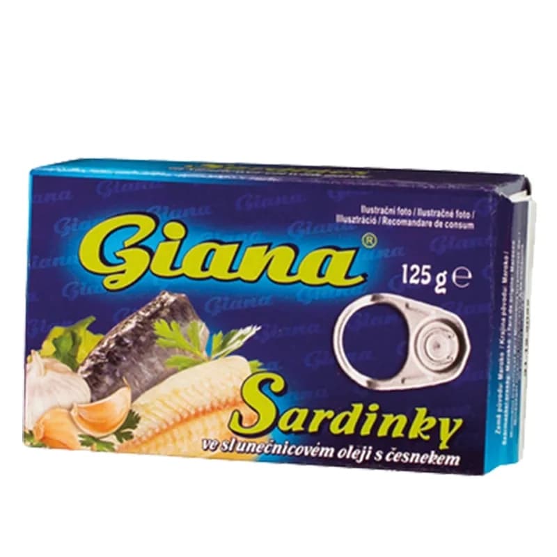 SARDINA GIANA SA BELIM LUKOM 125G-slika