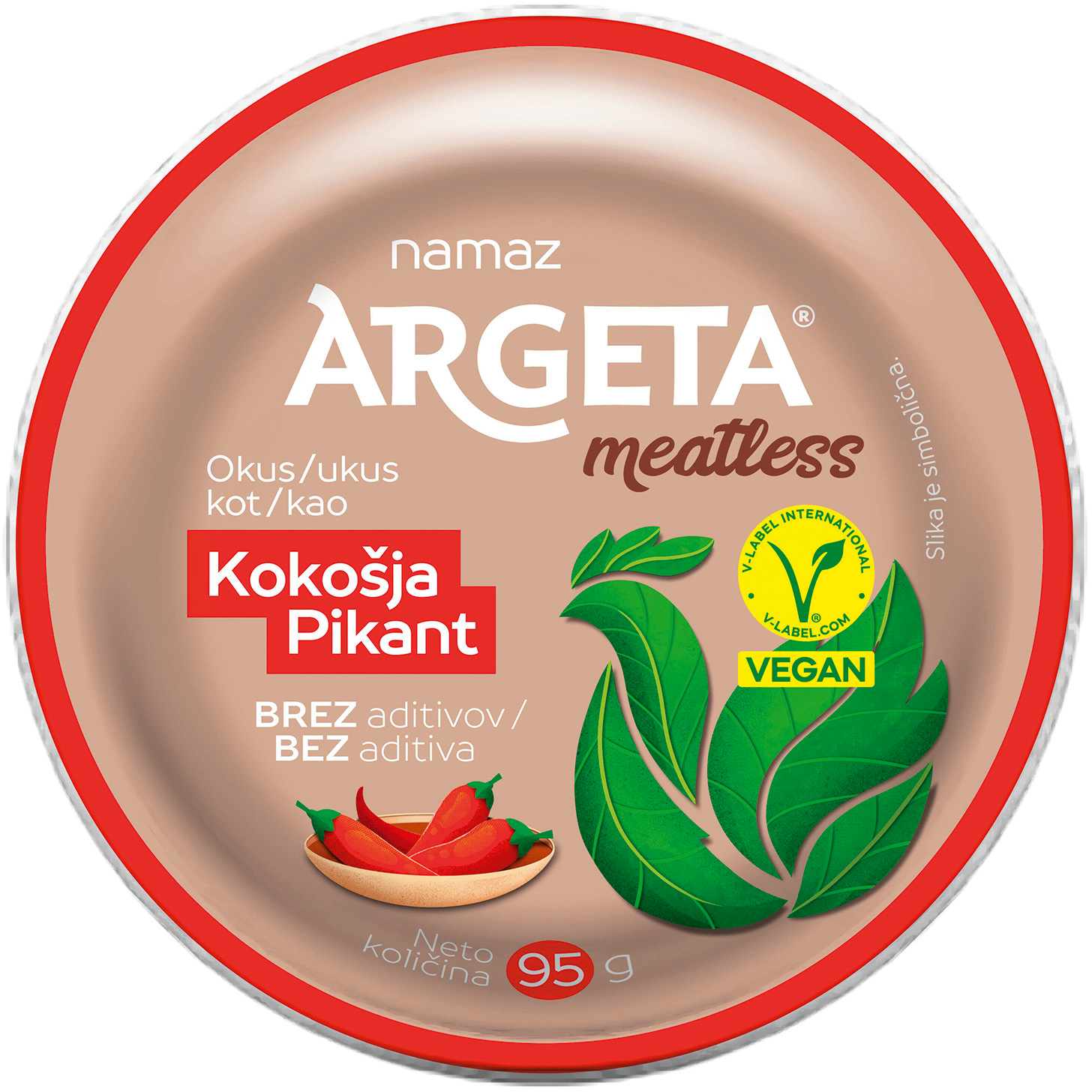Namaz meatless kao pikant Argeta 95g-slika