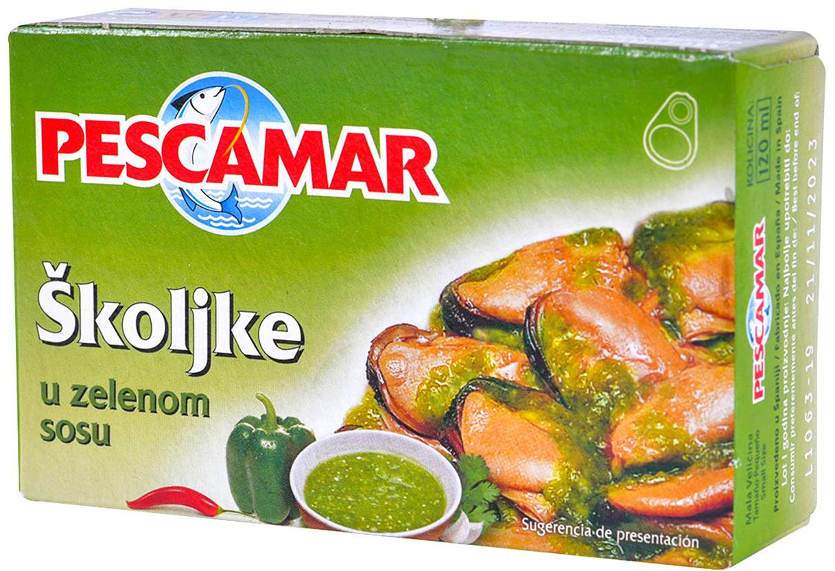 SKOLJKE PESCAMAR U ZELENOM SOSU 110G-slika
