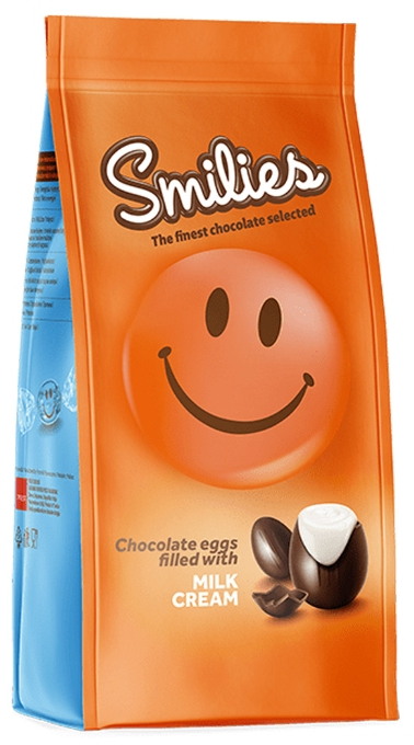 Bombonjera mlecni krem Smilies 138g-slika