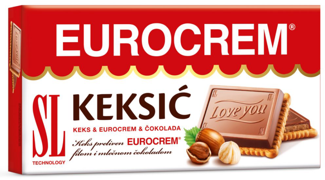 Keks choco Eurocrem 145g-slika