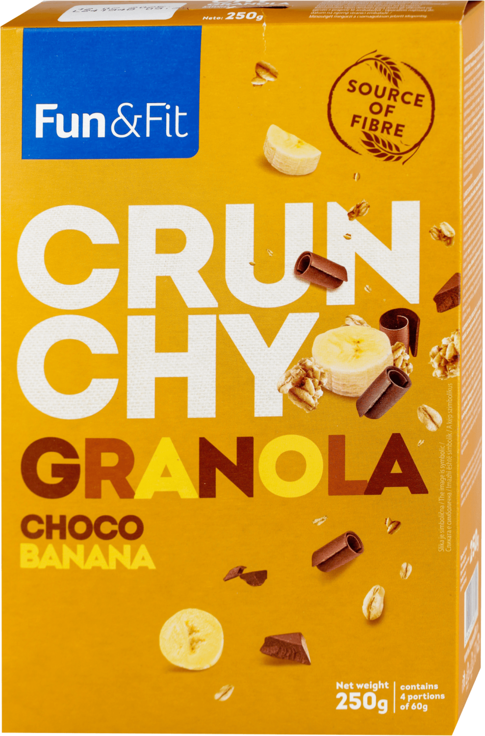 Granola crunchy choco banana 250g-slika