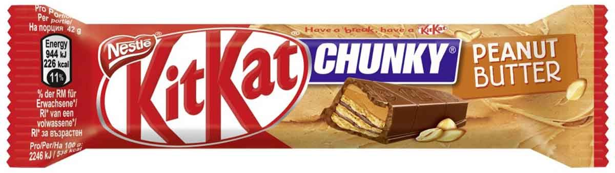 Kit Kat Chanky kikiriki puter 42g-slika