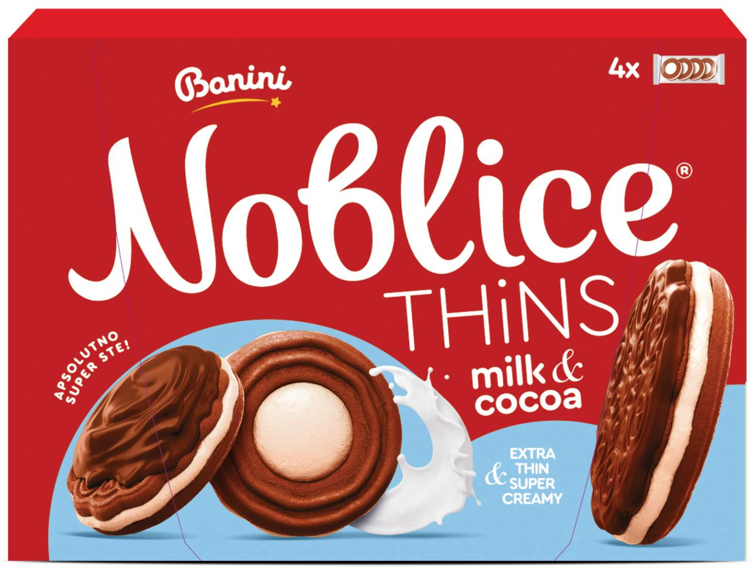 Keks mleko i kakao Noblice 190g-slika