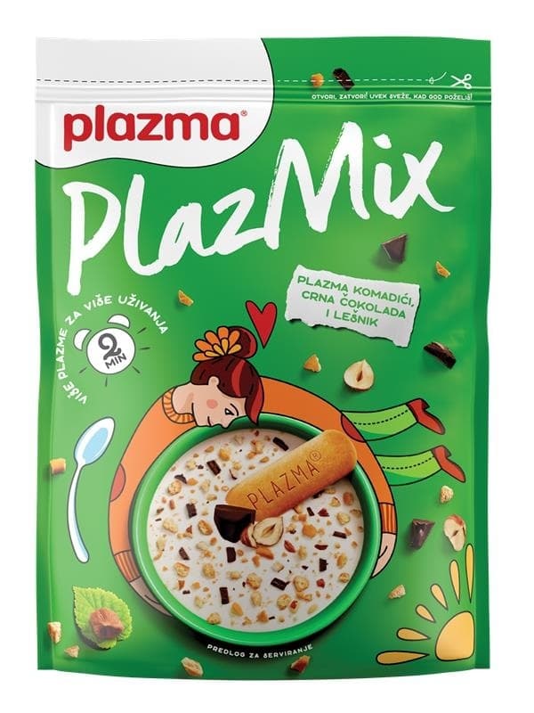 Keks PlazMix komad.crna cok/lesnik 350g-slika