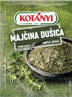 Zacin majcina dusica Kotanyi 14g-slika