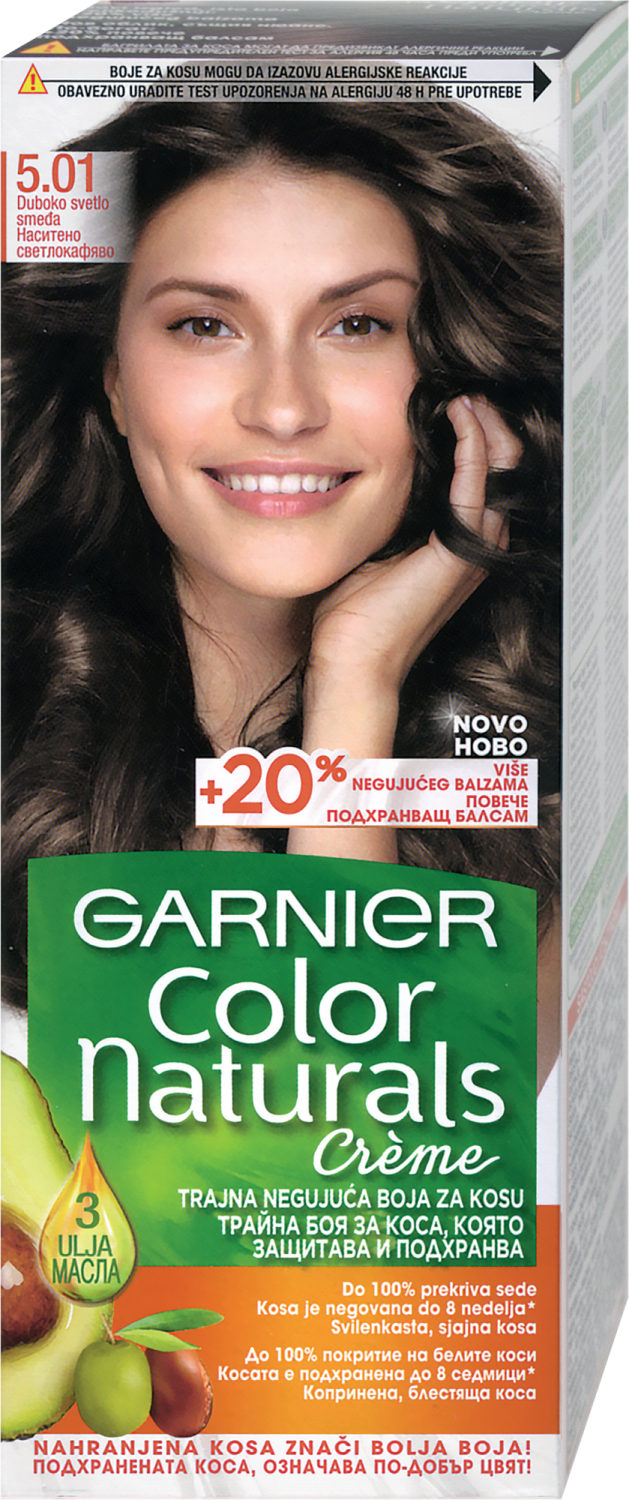 GARNIER Color Naturals farba za kosu 5.01 deep light brown-slika