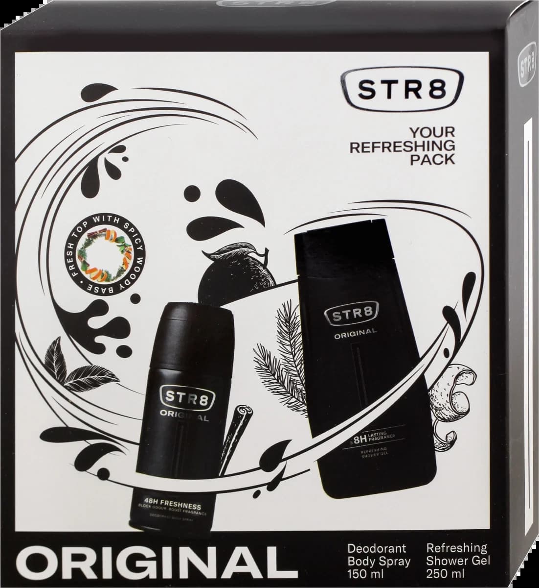 set str8 original deo150ml I gel za tus.sarantis-slika