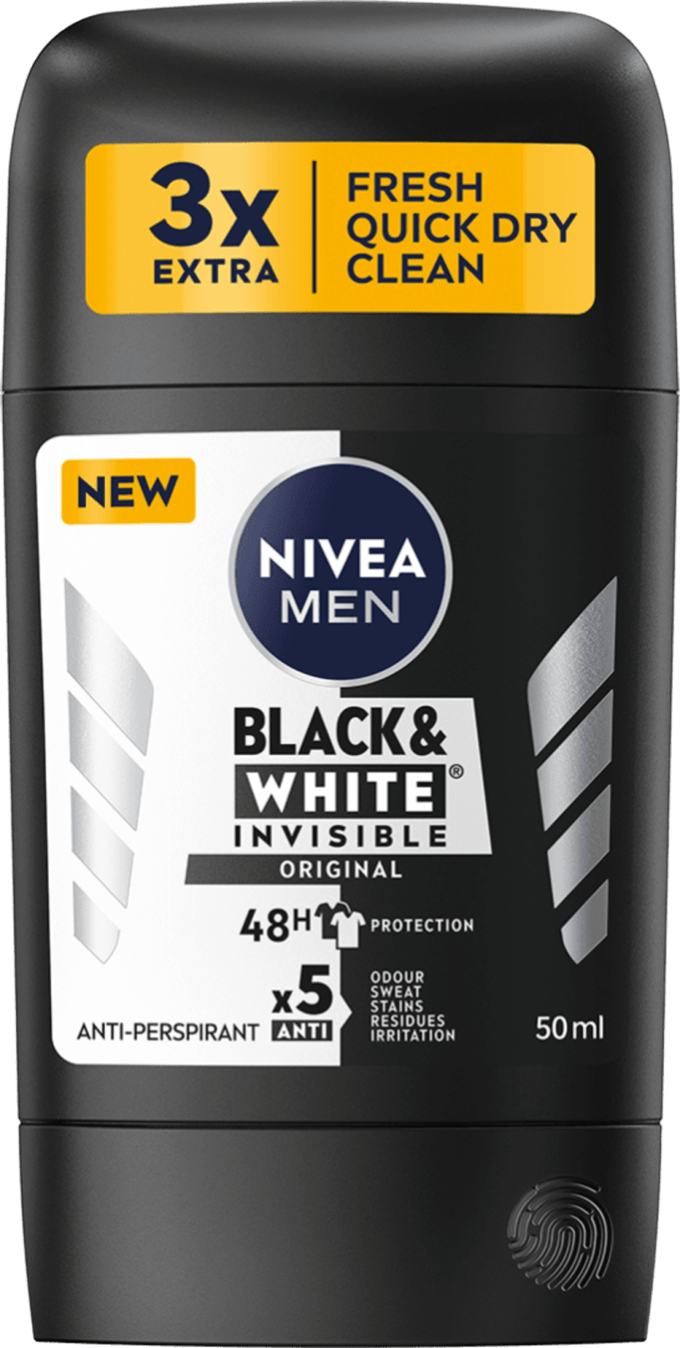 Deo stik za muskarce Nivea B&W I.O.50ml-slika