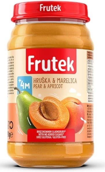 Kasica Fructal kajs.,kruska Frutek 190g-slika
