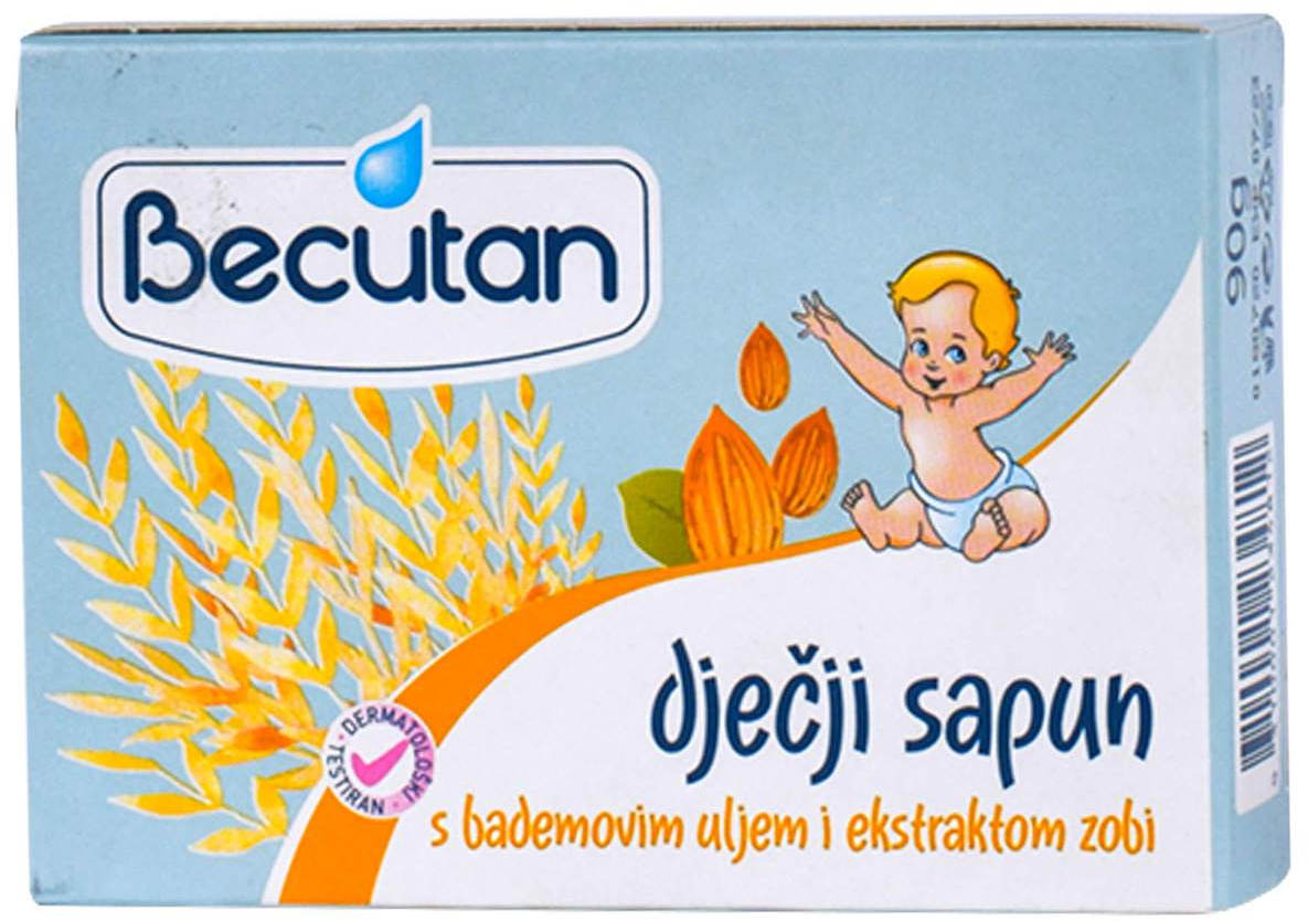 SAPUN SA BADEMOM 90G BECUTAN-slika