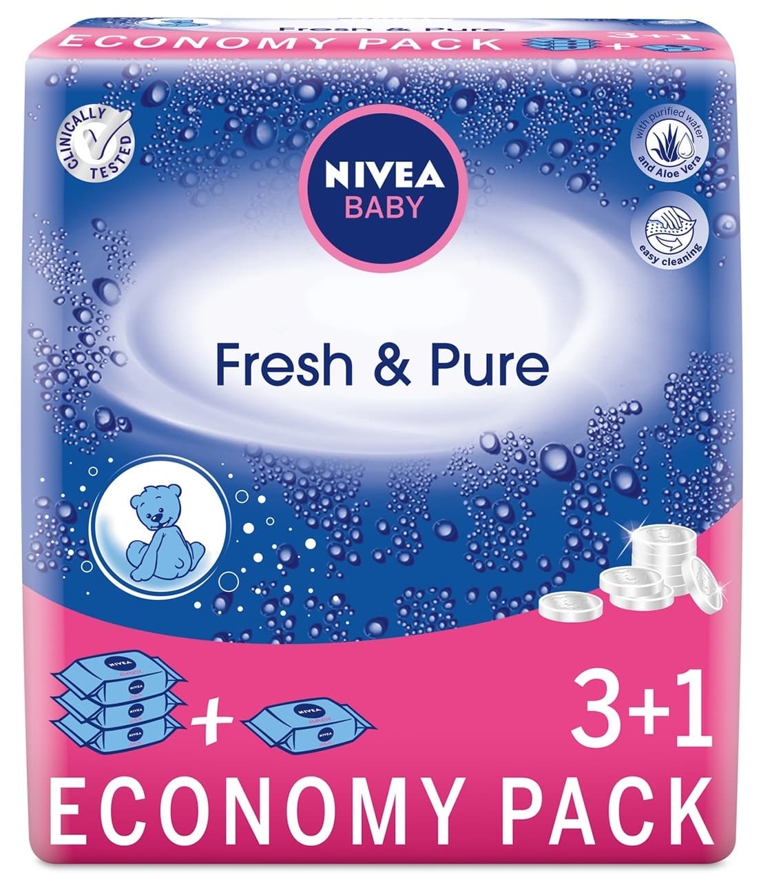 MARAMICE NIVEA BABY PURE 3+1GRATIS-slika