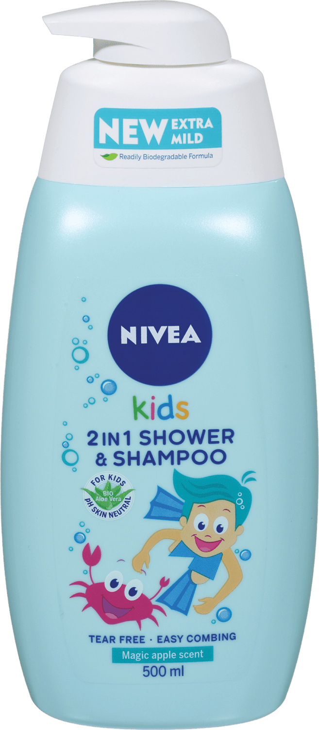 Gel za tus.Nivea 2u1 Kids (decaci) 500ml-slika