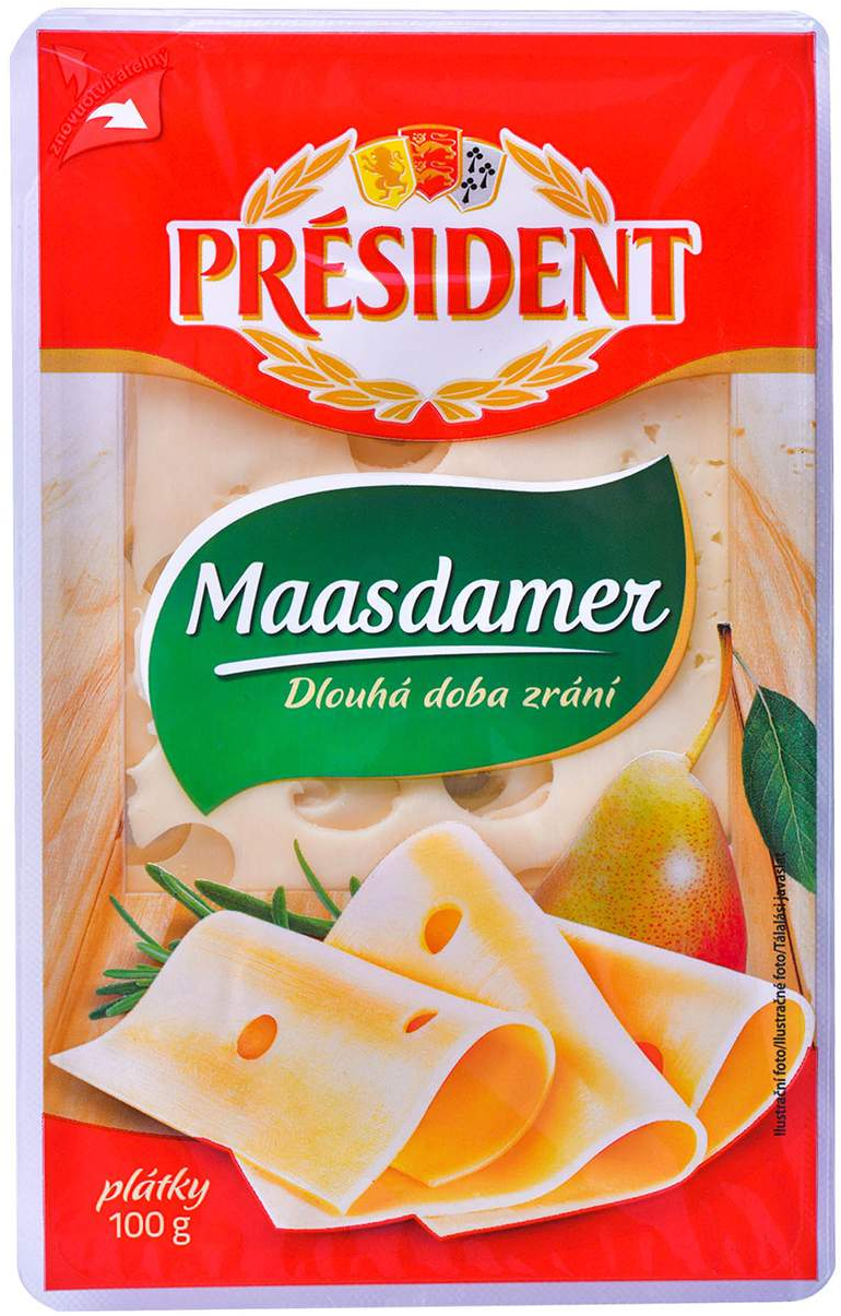 Sir Maasdamer President slice 100g-slika