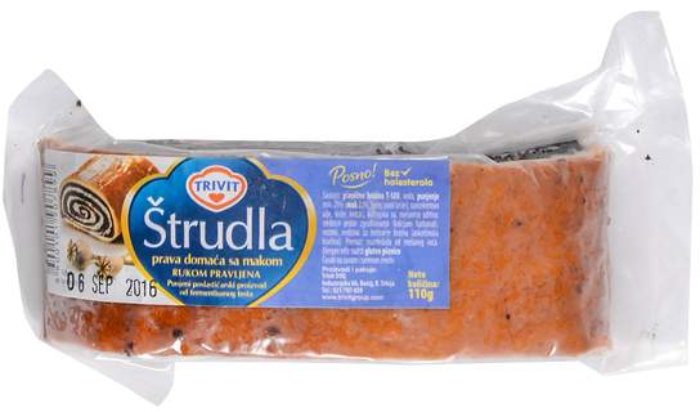 ŠTRUDLA SA MAKOM MALA 110G TRIVIT-slika