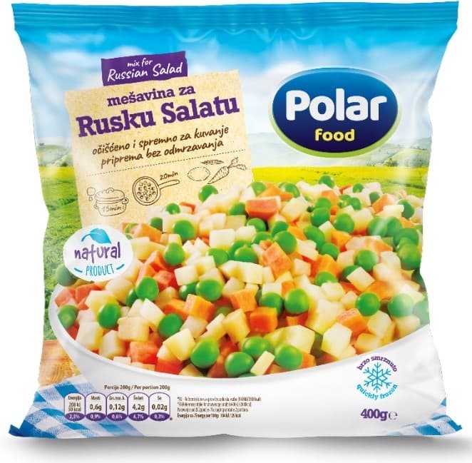 MEŠAVINA ZA RUSKU SALATU 400G POLAR-slika