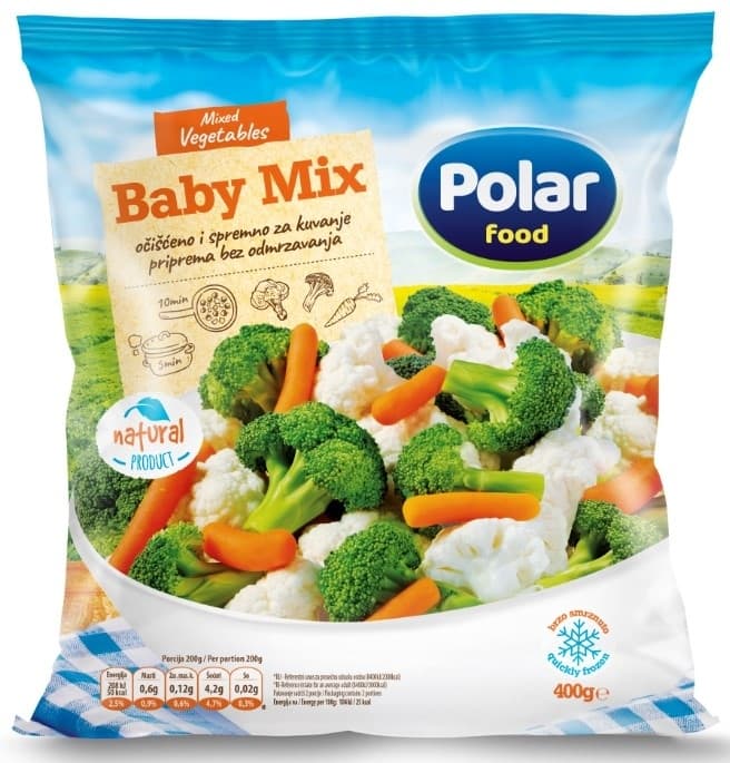 Smrznuti Baby mix 400g Polar Food-slika