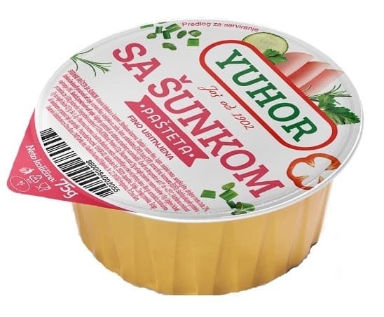 Pasteta sa sunkom Yuhor 75g-slika