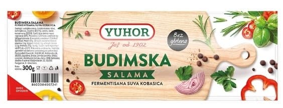 Budimska salama vakum Yuhor 300g-slika