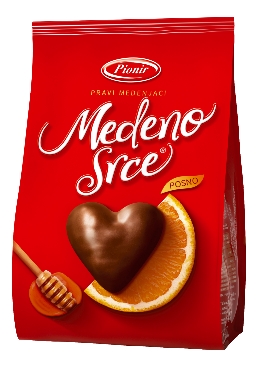 Medeno srce narandza Pionir 150g-slika