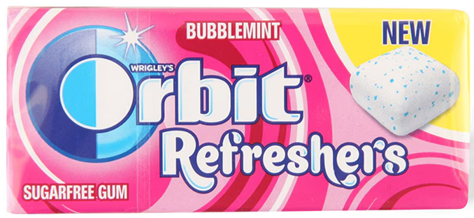 Zvaka Crystal CubeBubblemint Orbit 15.6g-slika