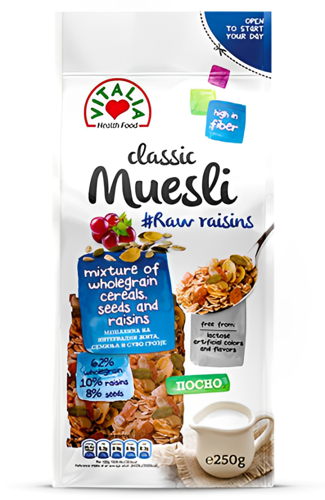 Musli Klasik Vitalia 250g-slika
