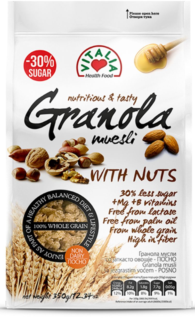 Granola musli orasi+Mg,Fe,B 350g-slika