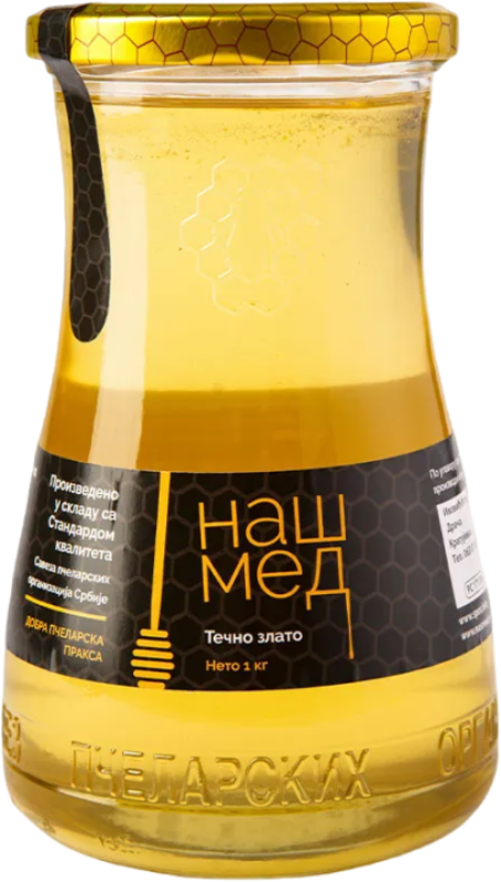MED BAGREMOV 1KG NAŠ MED-slika