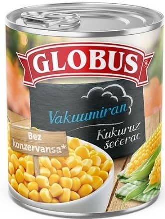 Kukuruz secerac vakum.Globus 340g-slika
