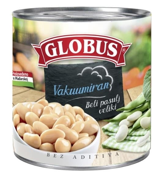 Pasulj beli veliki vak.Globus 326g-slika