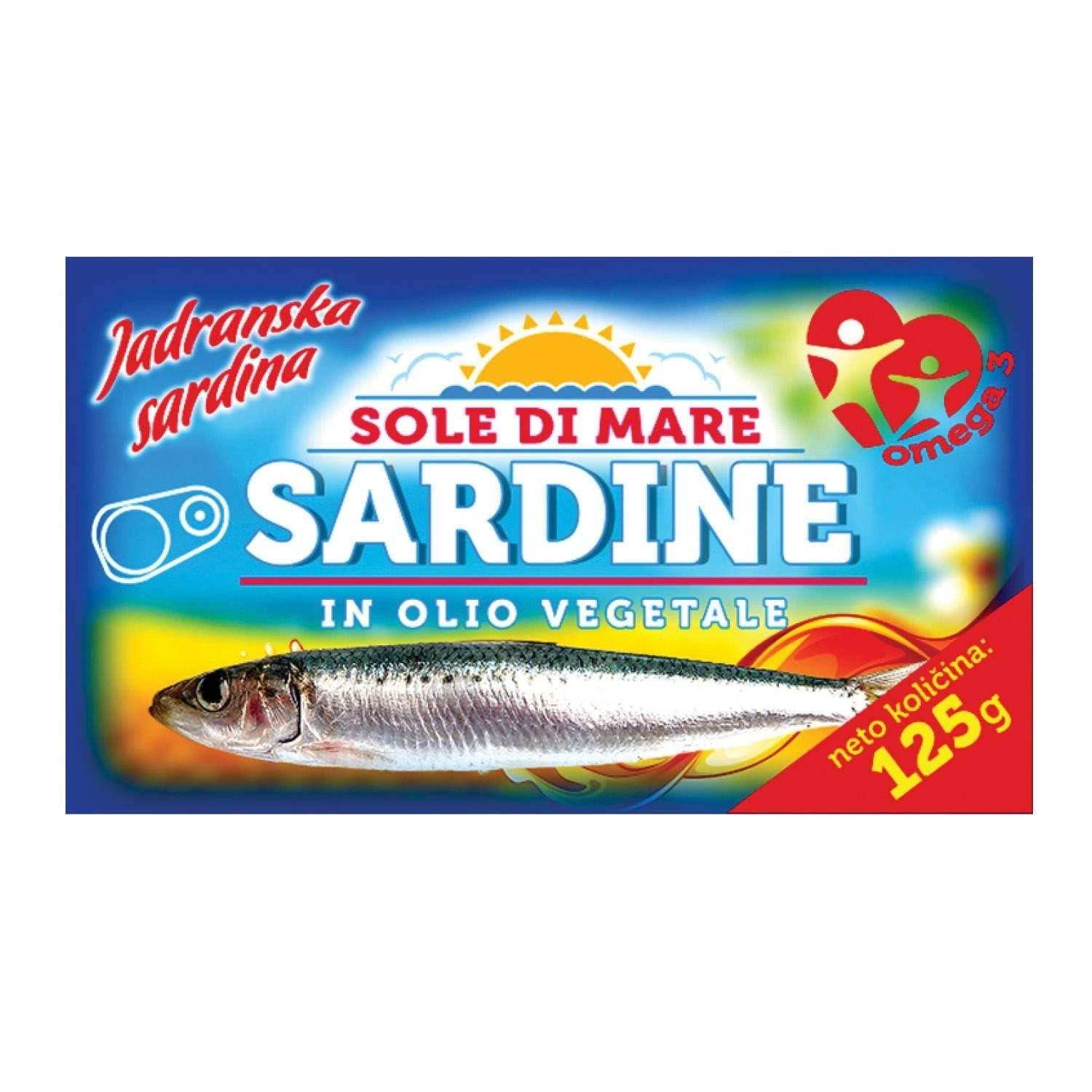 SARDINA U BILJ ULJU 125G SOLE DI MA-slika