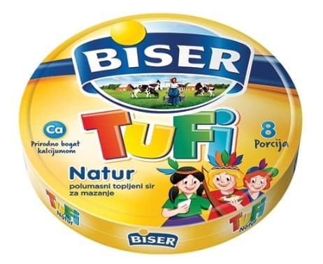 047630 SIR TOPLJ."BISER" TUFI 140g 38%mm "MLEKOPRODUKT"-slika