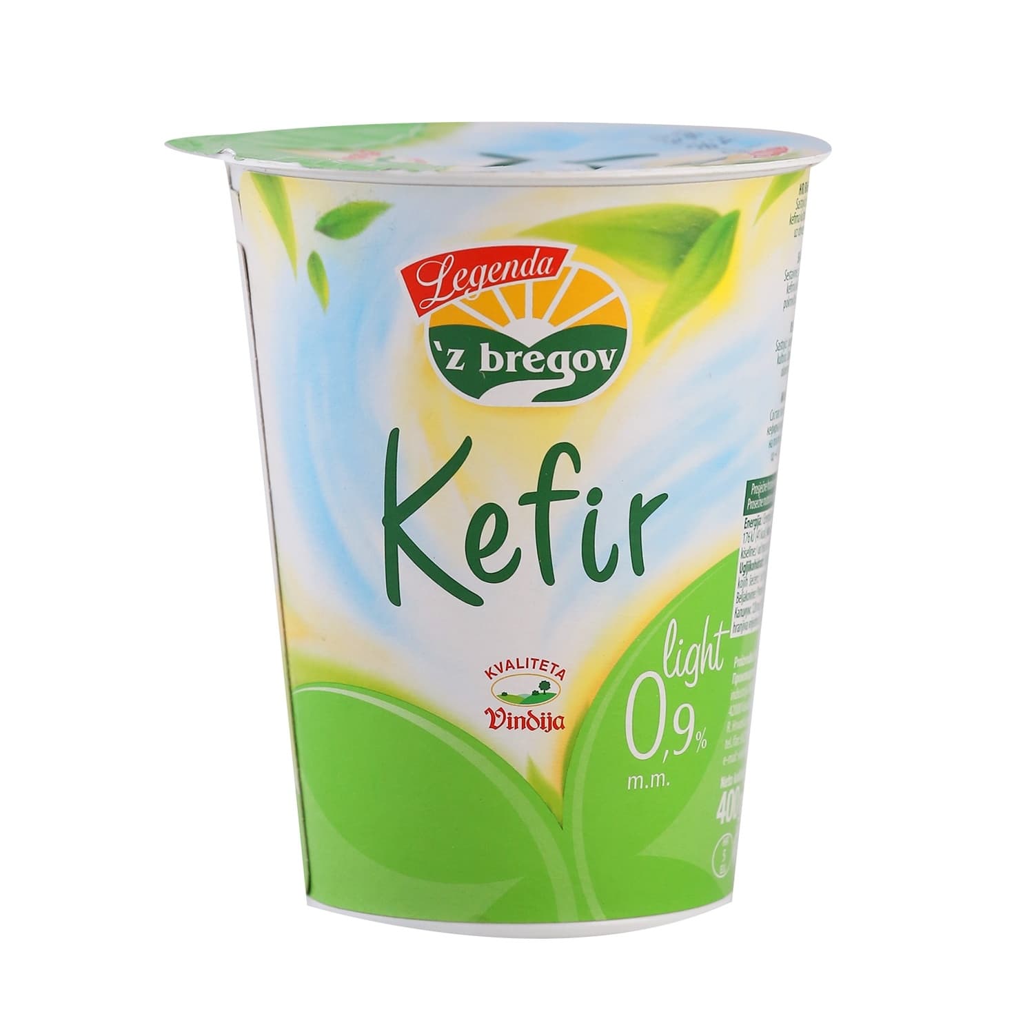 KEFIR 0,9%MM 400G ČAŠA Z BREGOV-slika