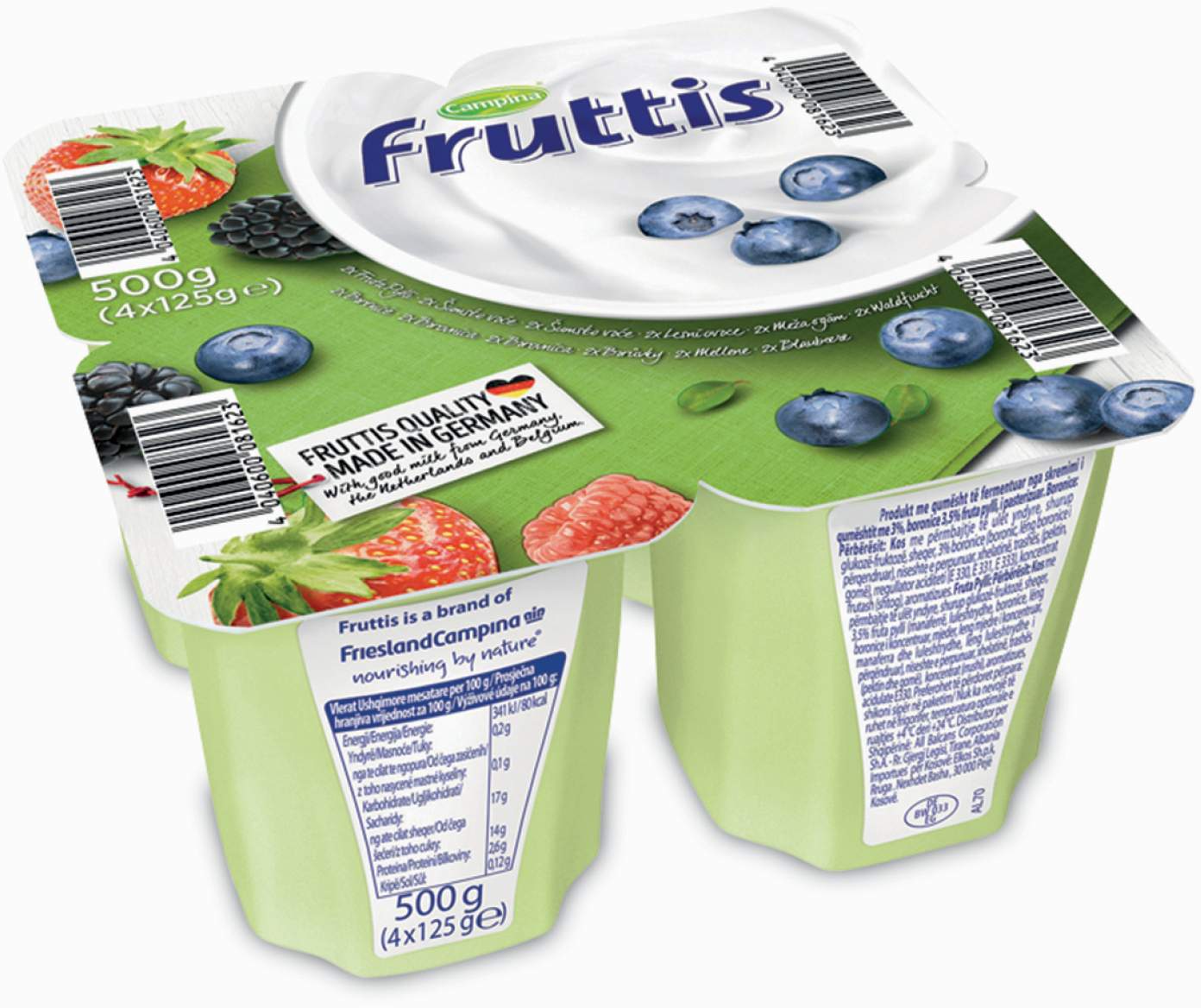 JOGURT VOĆ BOR ŠV 0,2% 125G CAMPINA-slika