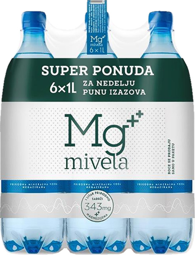 VODA NEGAZIRANA MG MIVELA 6X1L-slika