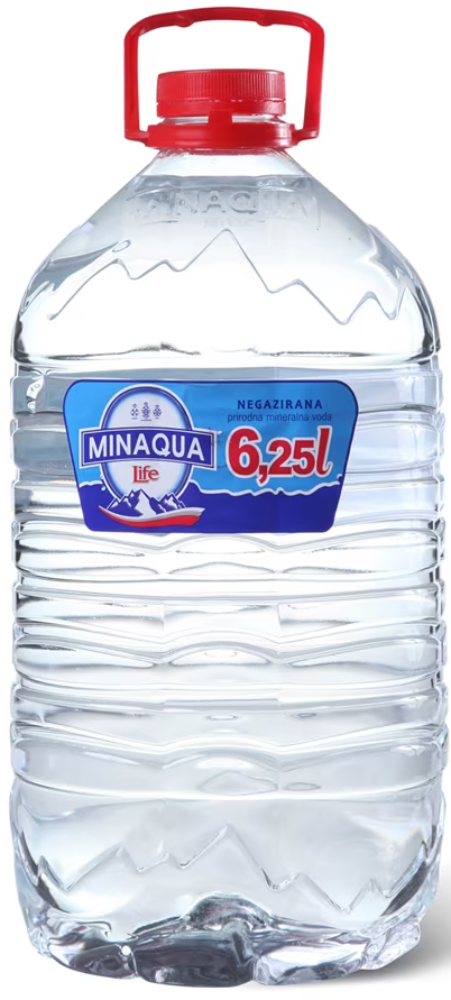 Mineralna voda NG Minaqua life 6.25l-slika