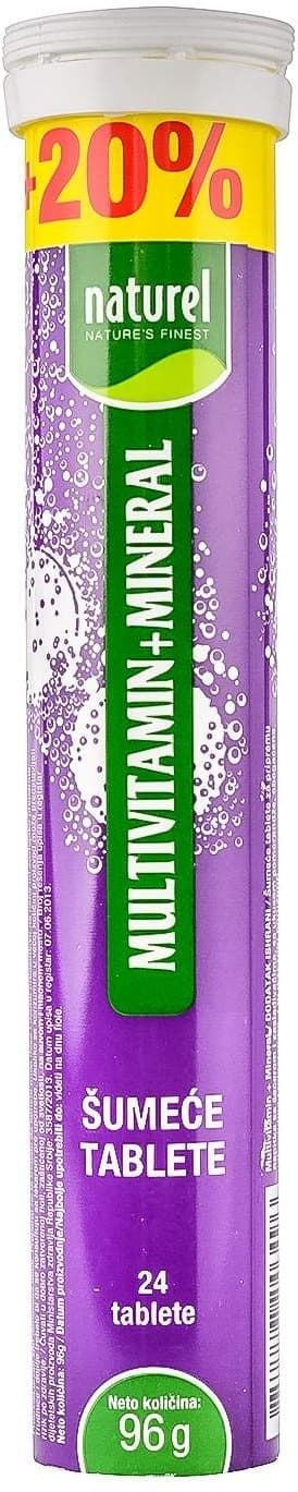 TABLETE SUMECE MULTIVITAMIN+MINERAL 96gr NATUREL-slika