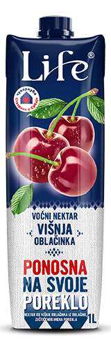 Sok visnja kas.50% premium Nectar Life1l-slika
