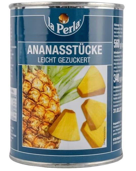 ANANAS KOCKA 580ML LA PERLA-slika