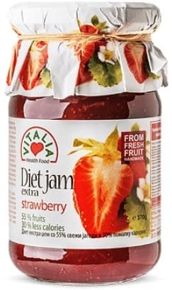 Dzem diet jagoda Vitalia 370g-slika