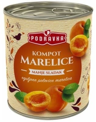 KOMPOT KAJSIJA LIGHT 820 GR PODRAVKA-slika