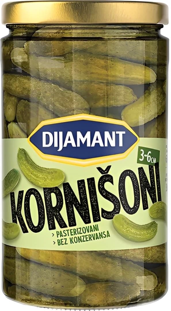 KORNIŠONI 670G DIJAMANT-slika