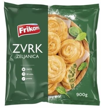 PITA ZVRK ZELJANICA 900G FRIKOM-slika