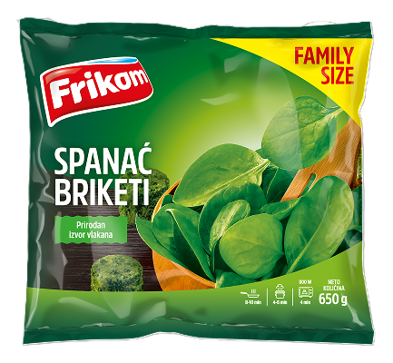 SPANAĆ BRIKETI 650G FRIKOM-slika
