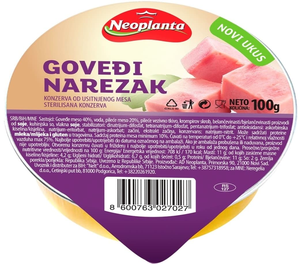Govedji narezak Neoplanta 100g-slika