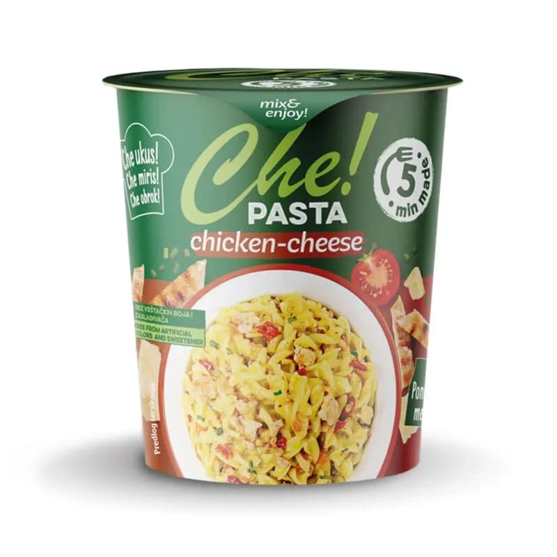 PASTA PILETINA SIR 70G CHE PASTA-slika