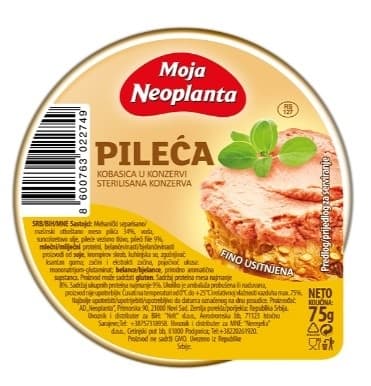 KOBASICA PILEĆA U KONZERVI 75G NEOP-slika