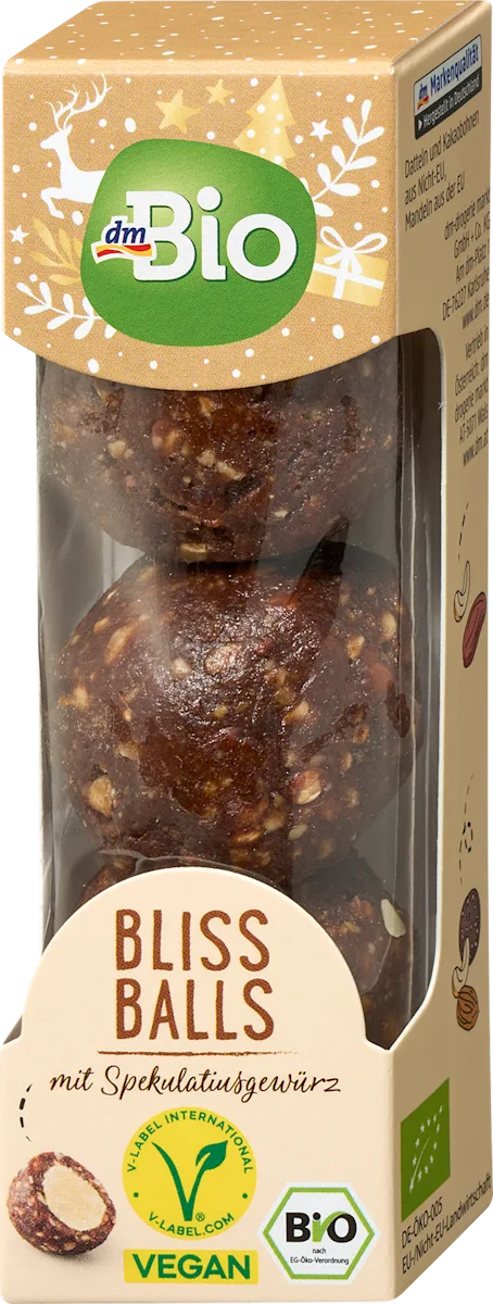 Kuglice DM BIO Bliss na bazi urme sa badem nugat punjenjem 60g-slika