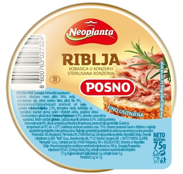 PAŠTETA RIBLJA 75G NEOPLANTA-slika