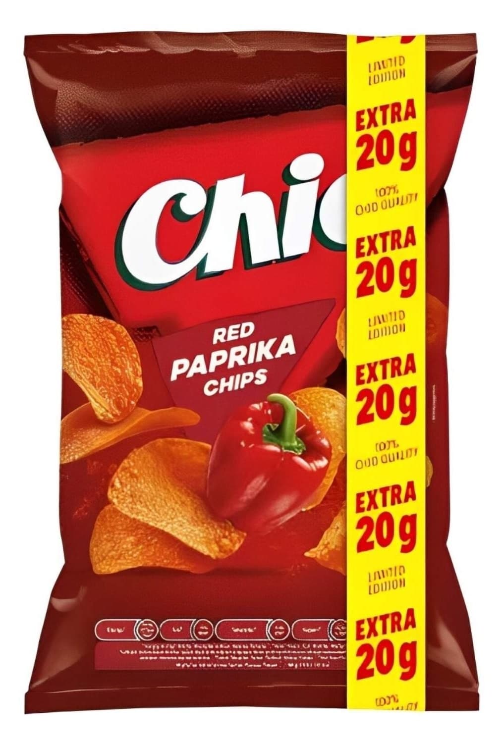 ČIPS CHIO RED PAPRIKA 130G+20G GRAT-slika